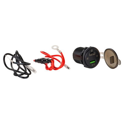 Ładowarka USB z woltomierzem i USB-C