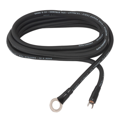 Auto-Connect 2,5-metrowy kabel zasilający CCA 10,2 mm², czarny