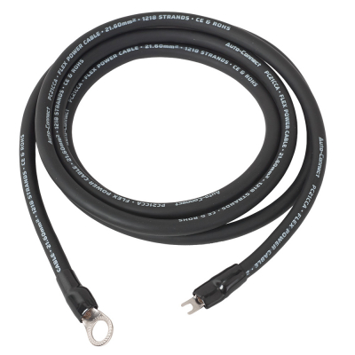 Auto-Connect 2,5-metrowy kabel zasilający CCA 21,6 mm², czarny