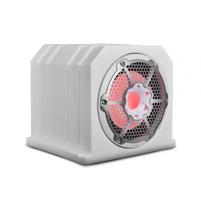 DS18 NXL-10SUBLD/W, 10-calowa morska obudowa basowa z podświetleniem RGB LED, biała