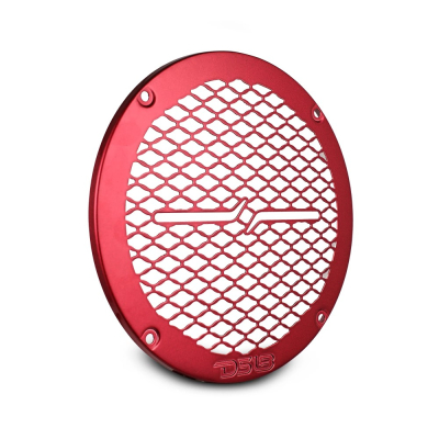 DS18 PRO-GRILL6MS/RD, smukły metalowy grill 6,5-calowego głośnika, czerwony