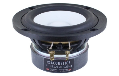SB Acoustics SB12CACS25-4, 4-calowy głośnik niskotonowy/średniotonowy