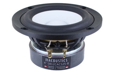 SB Acoustics SB12CACS25-8, 4-calowy głośnik niskotonowy/średniotonowy