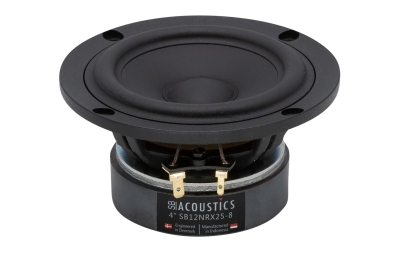 SB Acoustics SB12NRX25-8, 4-calowy głośnik niskotonowy/średniotonowy
