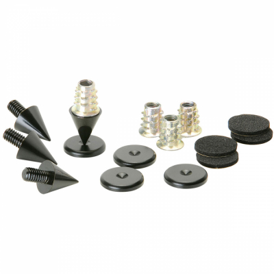 Dayton Audio DSS2-BK, 4-pak z kolcami, czarny