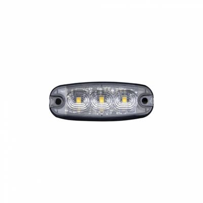 Strands światło błyskowe 3 LED, przezroczysta soczewka