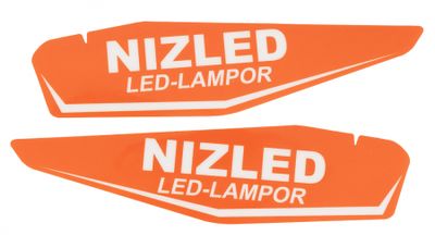 Naklejka Nizled na osłony rąk KTM pomarańczowa para