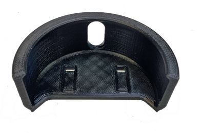 Drukowany 3D slim uchwyt na pudełko na snus (66x20mm) do płaskiego montażu (opaski zaciskowe).