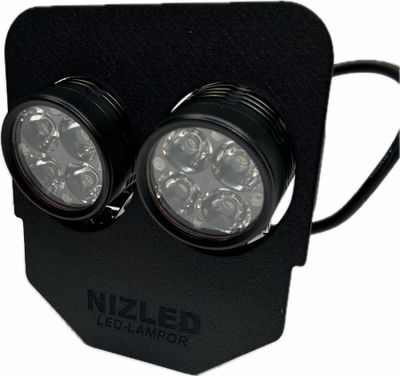 Podwójny uchwyt lampy 80w Husqvarna 2024-, NIZLED R40DRL zimna biel