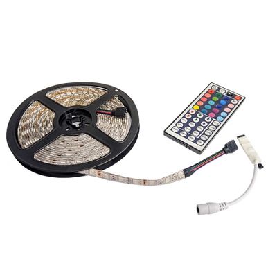 Taśma LED 5m zestaw RGB 12v/220v z pilotem