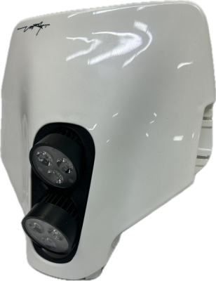 Stark Varg aktywna maska lampy 2xE30 zimna biel, bateria li-ion vapcell 60watt/6ah, biała