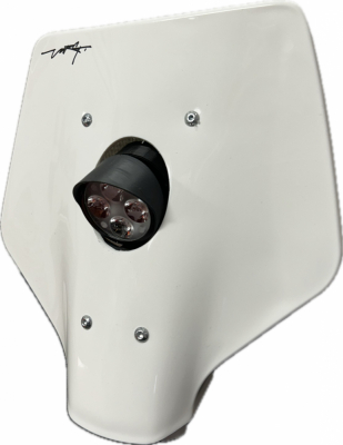 Stark Varg aktywna maska lampy Nizled E40F5k ciepła biel- 40watt/6ah bateria li-ion, biała