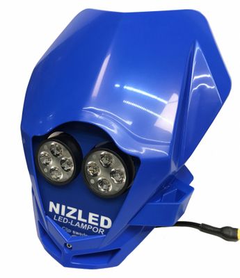 TM Racing 2015-2019, niebieska, zimna biel 2xE40F (100 W) osłona lampy pasuje również do modelu 2020-