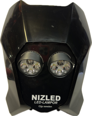 Podwójne światła zimnobiały 80 W Triumph 2024-, czarny, 2xE406k NIZLED