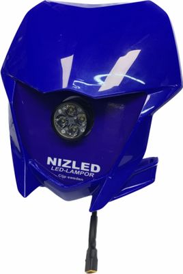Pojedyncza osłona wejściowa 40 W Yamaha niebieska 2019-2025, NIZLED R40DRL