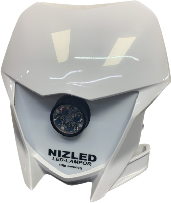 Pojedyncza osłona wejściowa 40 W Yamaha niebieska 2019-2025, NIZLED R40DRL