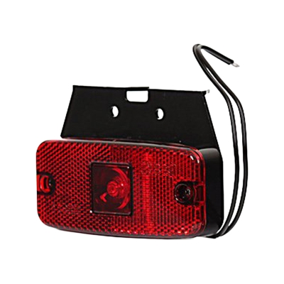 Strands światło pozycyjne LED 111X50Mm czerwone.12-24V, 12-24V E-homologacja