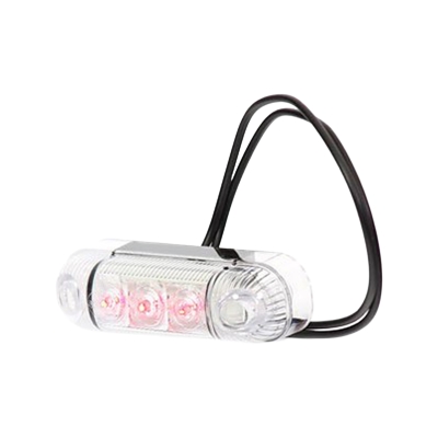 Strands światło pozycyjne 3 LED czerwone, 12-24V, z homologacją E
