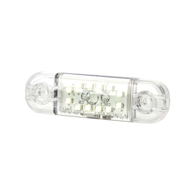 Strands światło pozycyjne białe Slim 12 LED, 9-36V IP68. Z homologacją E.