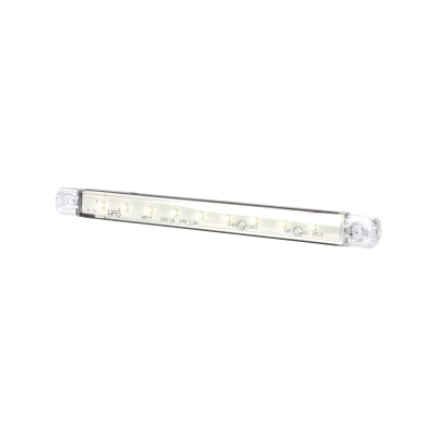 Strands światło pozycyjne białe Slim 9 LED, 9-36V IP68. Z homologacją E.