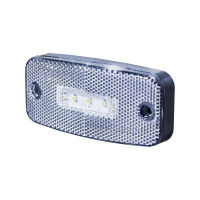 Strands światło pozycyjne LED białe 5 LED, homologacja E, 12-24V