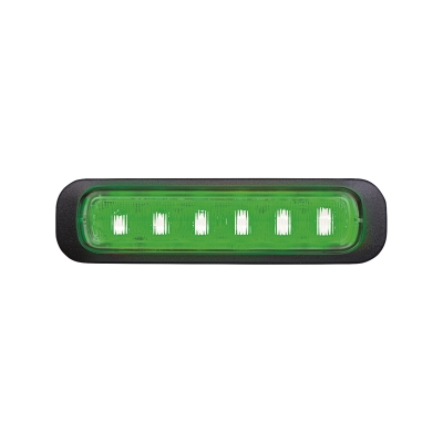Strands Dark Knight kierunkowe światło błyskowe zielone 6 LED