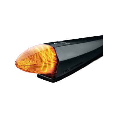 Strands Ize LED czarna kula torpedo lampa