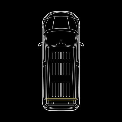 Strands montowany z tyłu Cruise Light, Nissan NV400 2010-