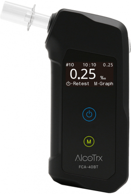Alcotrx FCA 40BT, alkomat z Bluetooth