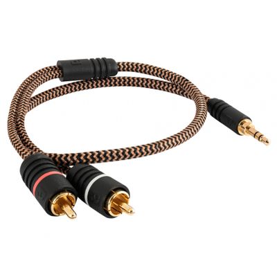 Proson Arctic 3.5mm-2x RCA-męski, 0.5 metra