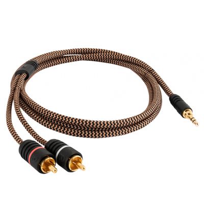 Proson Arctic 3.5mm-2x RCA-męski, 1.5 metra