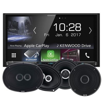 Kenwood DMX-7017BTS i głośniki GAS Silver