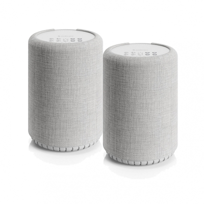 2-pack Audio Pro A10 MKII W, kompaktowy głośnik multiroom z WiFi, jasnoszary
