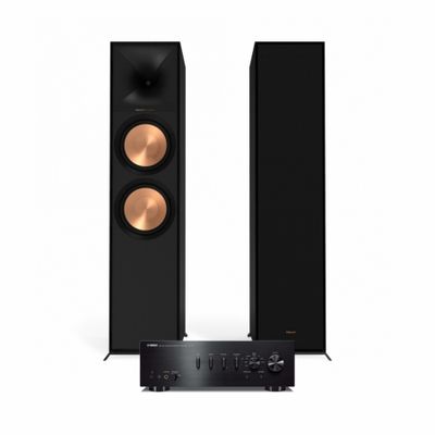 Yamaha A-S701 i Klipsch R-800F pakiet stereo, czarny