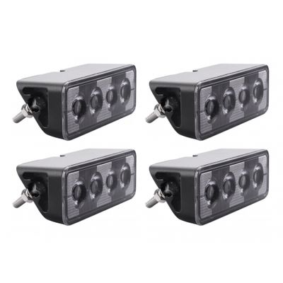 4-pak NIZLED B24RF, kątowe 13 cm tylne-/robocze światło, 24W, pakiet świateł roboczych