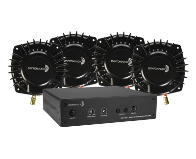Dayton Audio BSA200 z 4 szt. BST-1, pakiet bass shakerów
