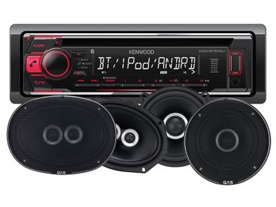 Kenwood KDC-BT510U i głośniki GAS Silver