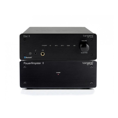 Tangent DAC II z PowerAmpster II, kompaktowy zestaw stereo