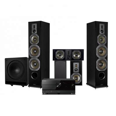 Dynavoice Definition DF-8II pakiet kina domowego 5.1 z Yamaha RX-A4A