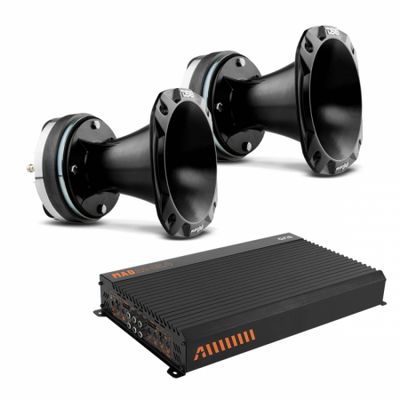 2-pack DS18 PRO-DKH1F, pakiet SPL ze wzmacniaczem