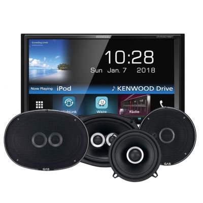 Kenwood DMX-6018BT i głośniki GAS SILVER