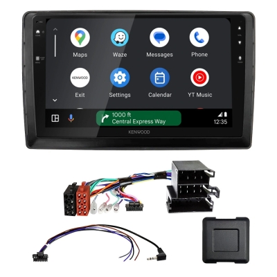Zestaw car audio Kenwood DMX80AXS do Citroën Nemo, Peugeot Bipper, Fiat Fiorino/Qubo