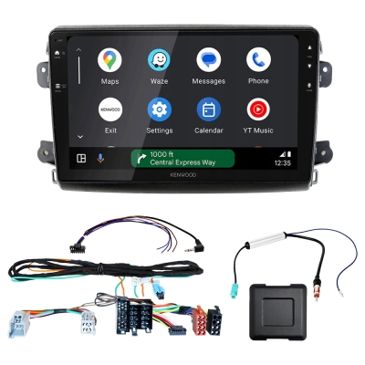 Zestaw car audio Kenwood DMX80AXS do Fiat Ducato 2021-, Jumper, Relay, Movano och Boxer