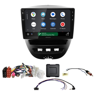 Zestaw car audio Kenwood DMX80AXS do Toyota Aygo, Citroën C1 och Peugeot 107