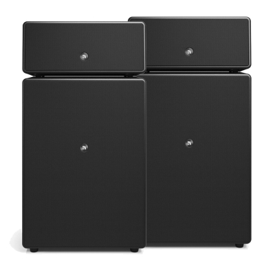 2-pack Audio Pro Drumfire II W głośniki Wi-Fi z Google Cast i AirPlay 2, czarne