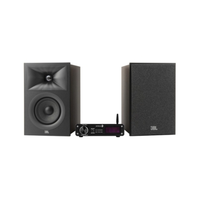 Dayton Audio DTA-PRO z JBL Stage 240B, pakiet stereo 2.0 w kolorze czarnym