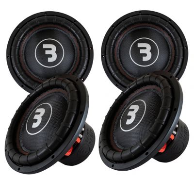 4-pack Bass Habit Elite 2 E2380D1, 15-calowe przetworniki basowe