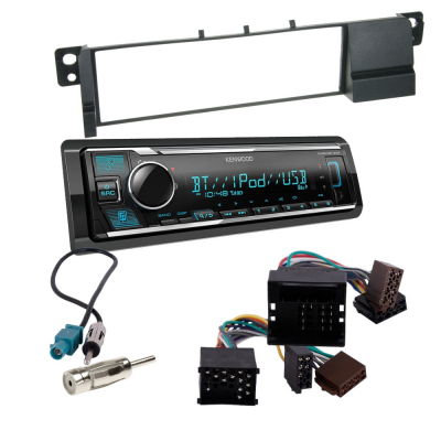 Zestaw car stereo do BMW E46, Kenwood KMM-BT309 (bez sterowania z kierownicy)