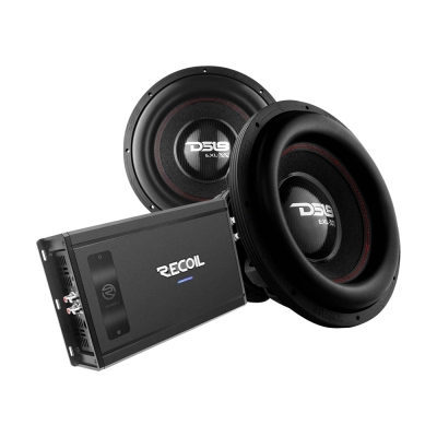 2-pakiet DS18 EXL-XX15.4DHE z Recoil DII 5000.1, zestaw basowy 2x15