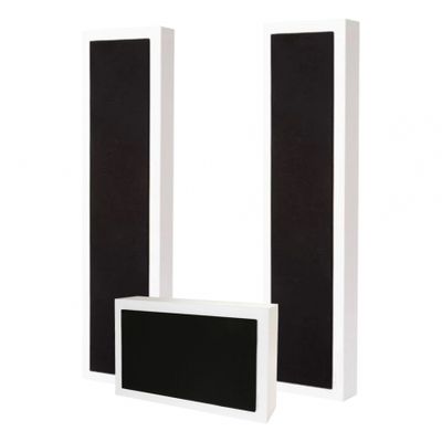 2-pack DLS Flatbox XXL & Flatsub 8.2 zestaw głośników 2.1, biały